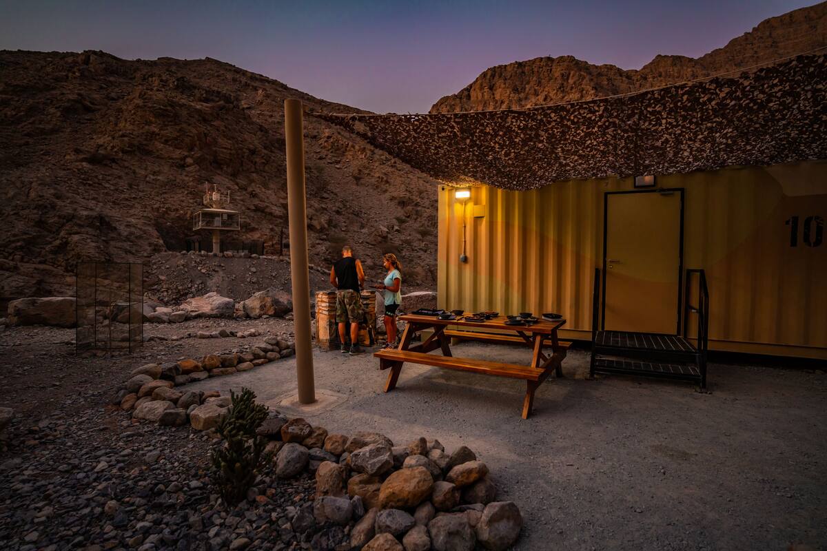 Jebel jais RAK,Bear Grylls Explorers camp (sun shade)